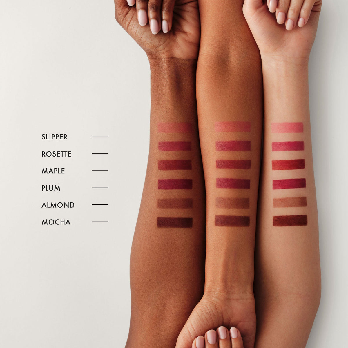 flushed-lip-stain-almond-x3 Stains_Arm.jpg